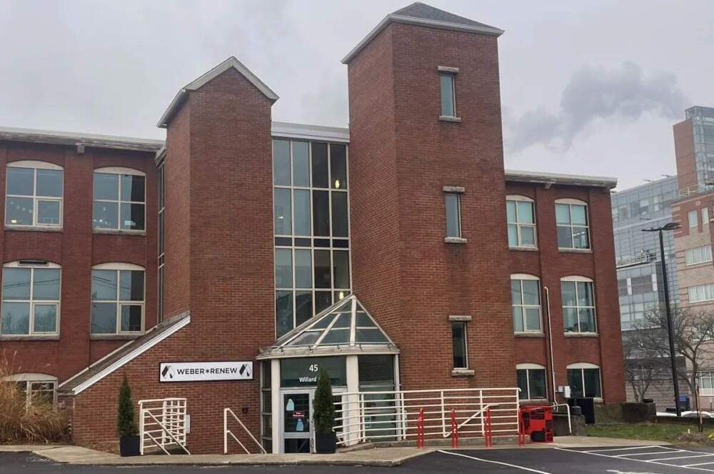 The entrance of the state-sanctioned harm reduction center in Rhode Island, where patients can use substances under medical supervision.