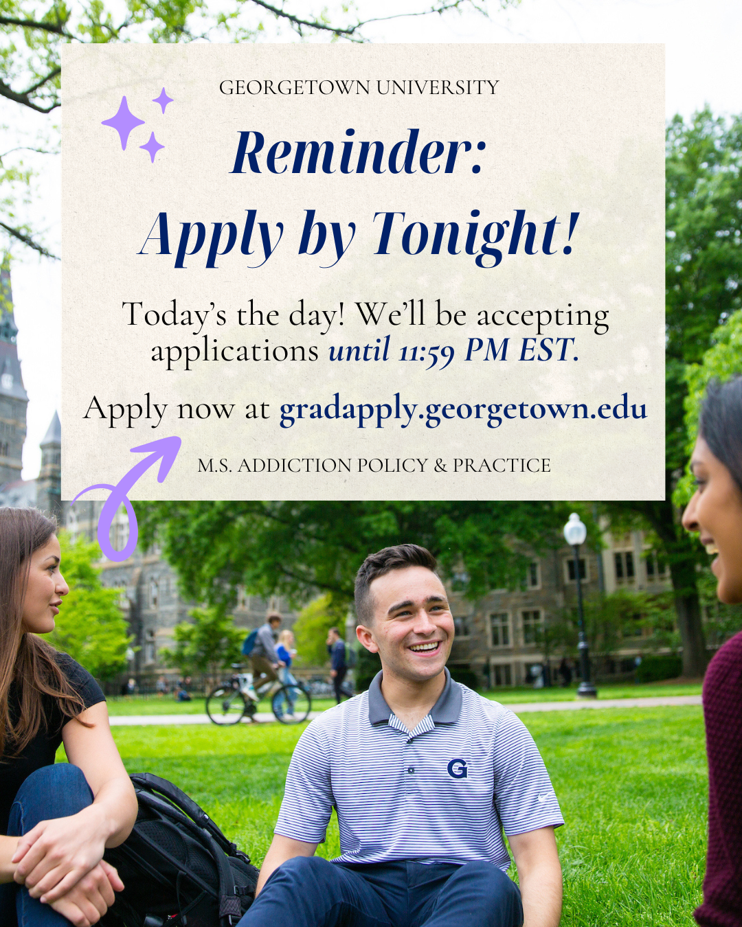 Apply by 11:59 pm eastern time to be considered for the next cohort.